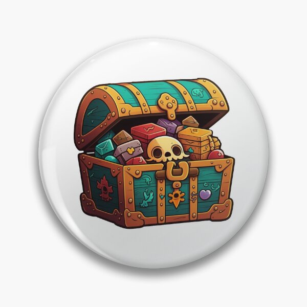 Item preview, Pirate Treasure Chest  designed and sold by amtstickers.