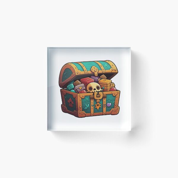 Item preview, Pirate Treasure Chest  designed and sold by amtstickers.