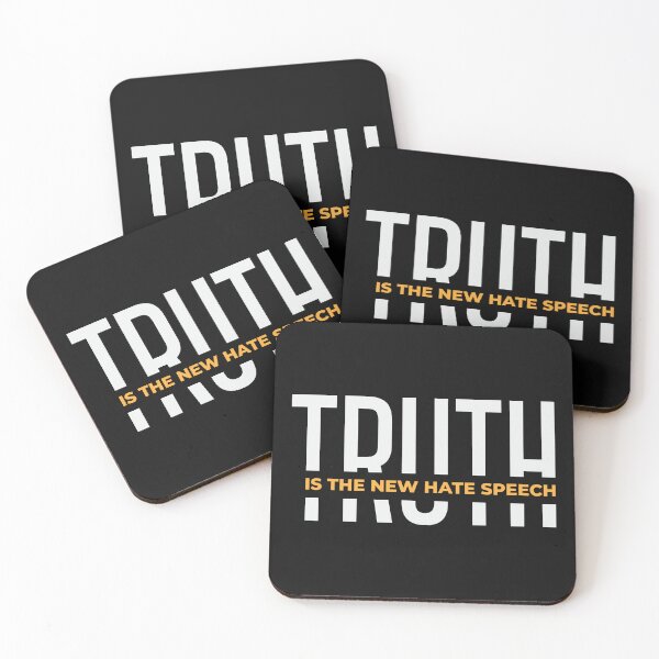Item preview, Truth Is The New Hate Speech | Split Text Design designed and sold by CatsCrew.