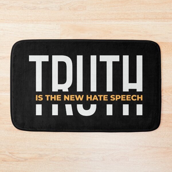 Item preview, Truth Is The New Hate Speech | Split Text Design designed and sold by CatsCrew.