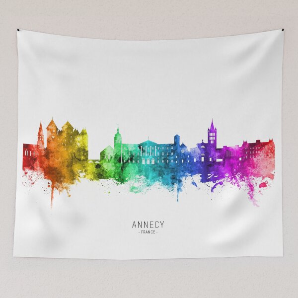 Item preview, Annecy France Skyline designed and sold by ArtPrints.
