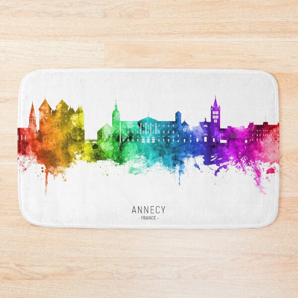 Item preview, Annecy France Skyline designed and sold by ArtPrints.