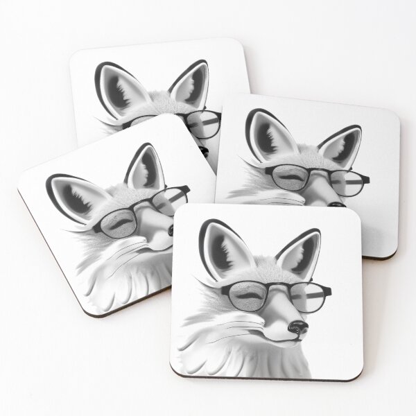 Item preview, Fox with Foxy Glasses designed and sold by WallyMcCloud.
