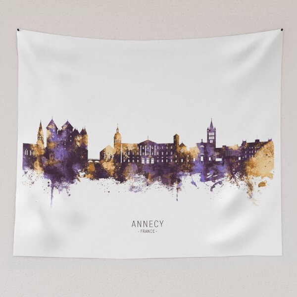 Item preview, Annecy France Skyline designed and sold by ArtPrints.