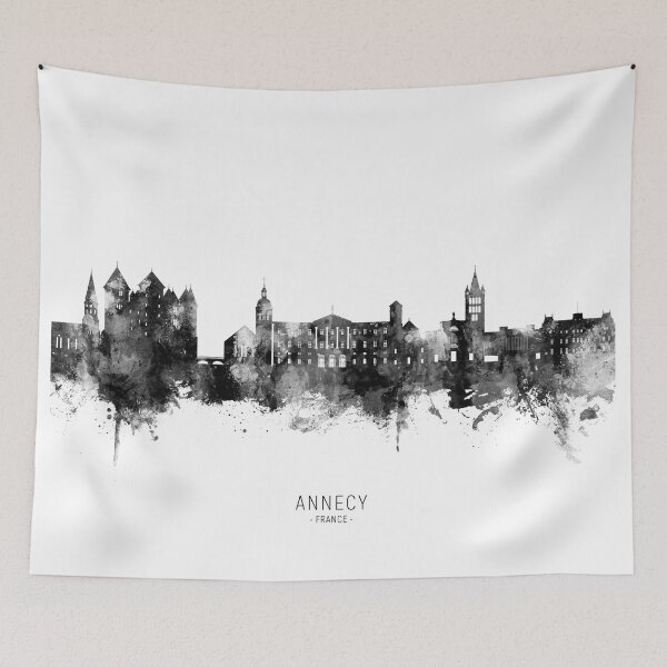 Item preview, Annecy France Skyline designed and sold by ArtPrints.