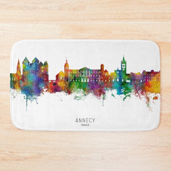 Item preview, Annecy France Skyline designed and sold by ArtPrints.