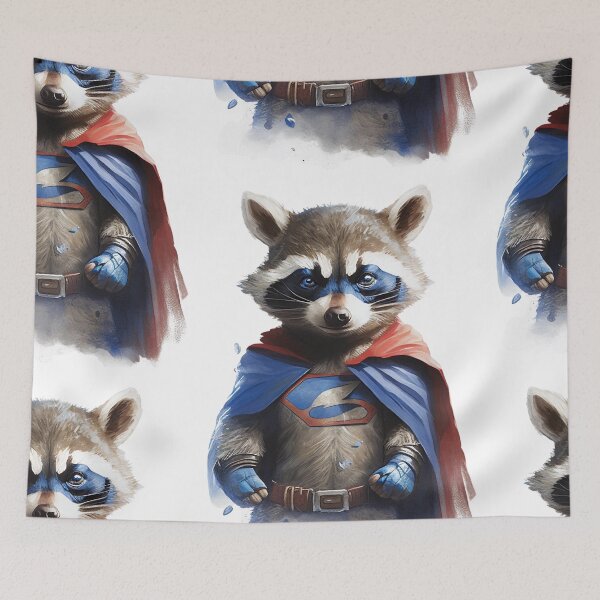 Item preview, The Super Racoon designed and sold by FuzzyKaktus.