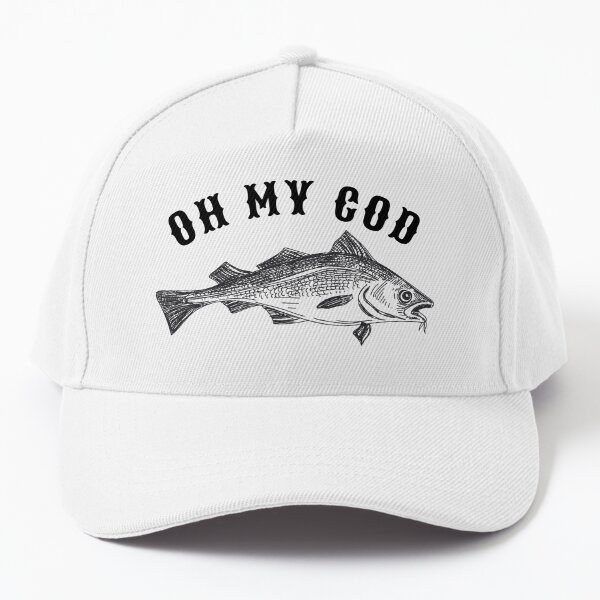 Oh My Cod Funny Fishing Pun Design - Cod - Sticker