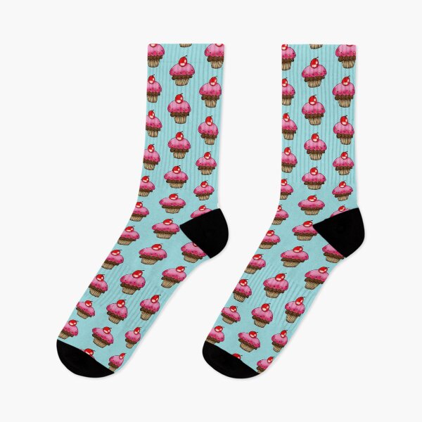 Item preview, pink cherry cupcake designed and sold by CuteCartoon.