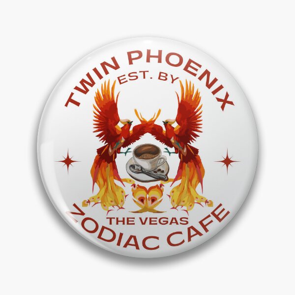 Artikelvorschau, Zwillings-Phoenix-Tierkreis-Café entworfen und verkauft von Persephone & Co..