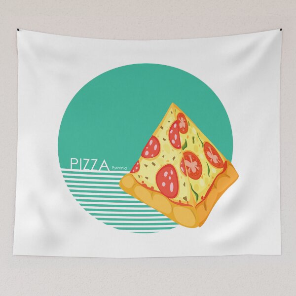 Item preview, Pizza pyramid Greatest wonder - I love Pizza designed and sold by thewishdesigns.