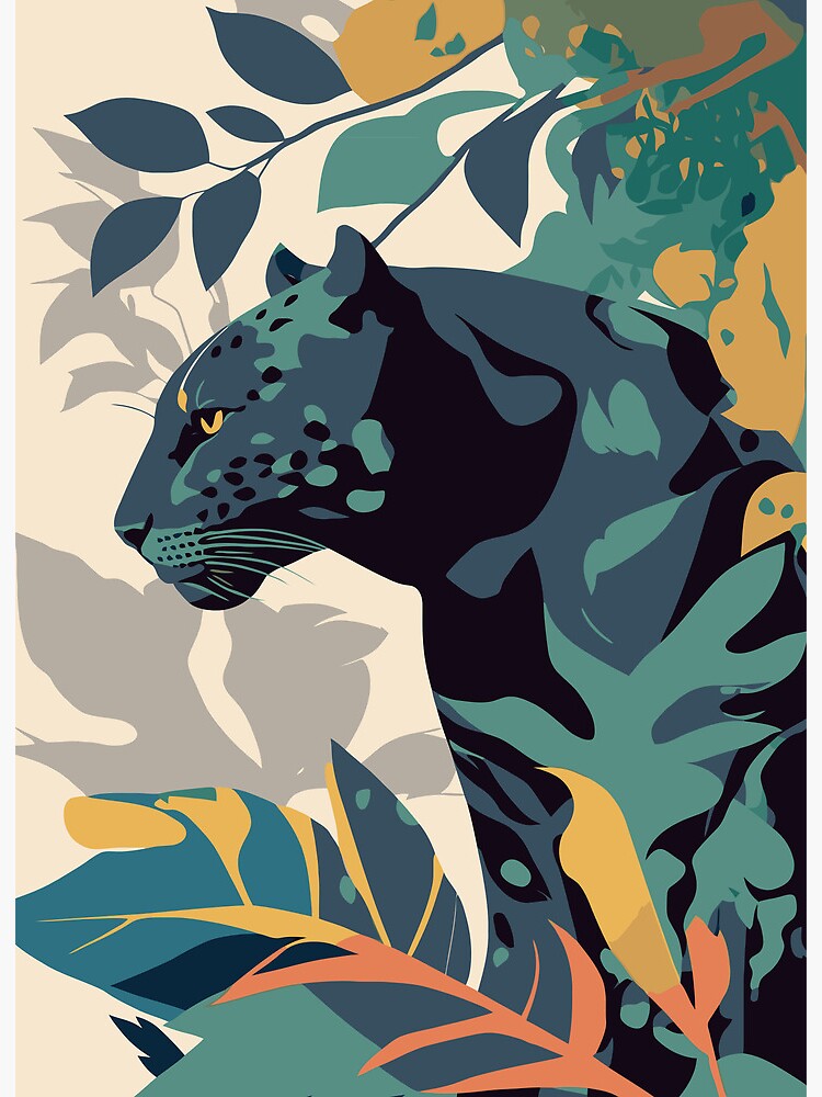 Black panther or puma fur texture. Abstract panther skin design