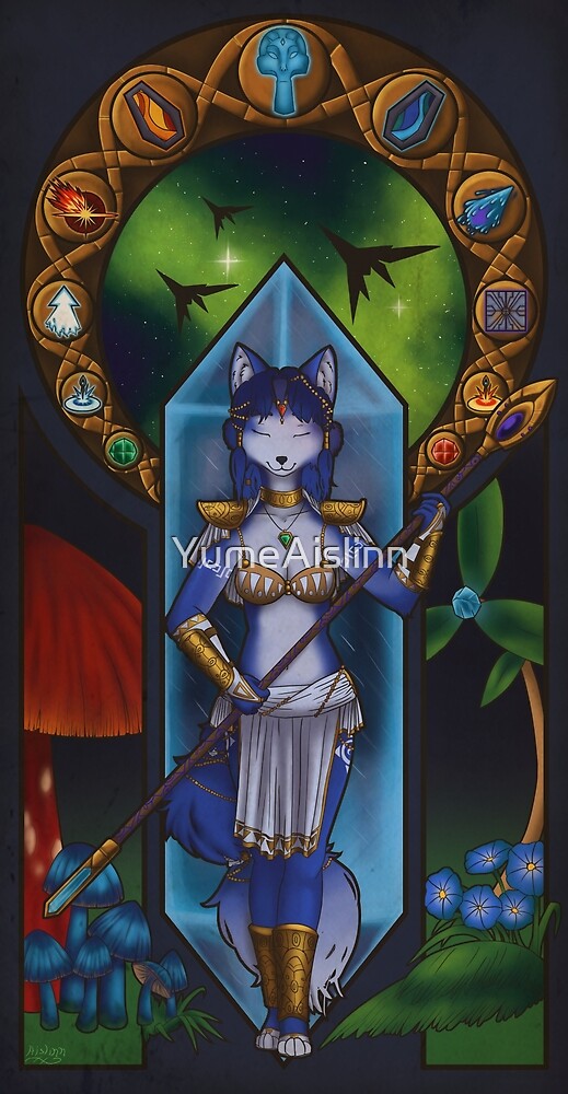 "Krystal Nouveau (Star Fox Adventures)" by YumeAislinn Redbubble