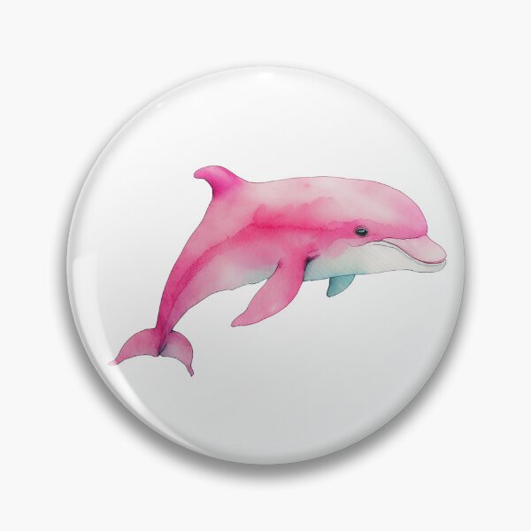Item preview, Watercolored Dolphin designed and sold by elnixart.