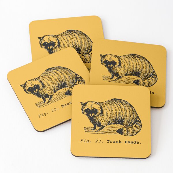 Item preview, Trash Panda / Science Raccoon / black edition. designed and sold by winterwinter.
