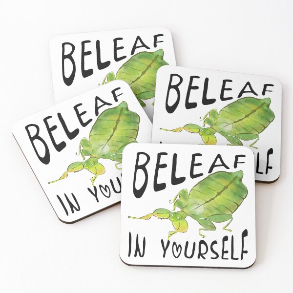 Item preview, Leaf Insect - Beleaf in Yourself designed and sold by techno-mantis.