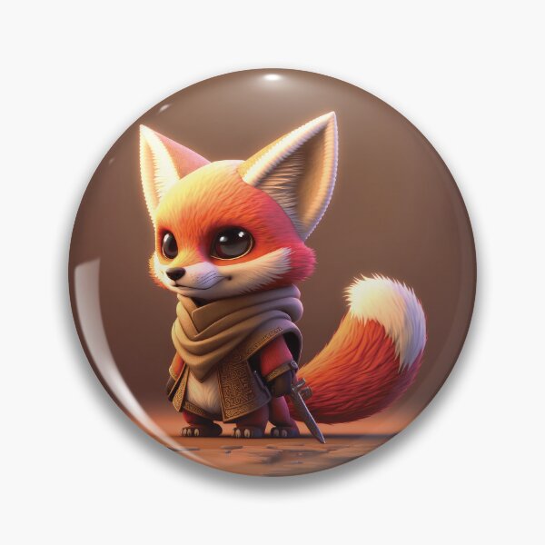 Item preview, Cute Fox Warrior designed and sold by Kydder-Art.