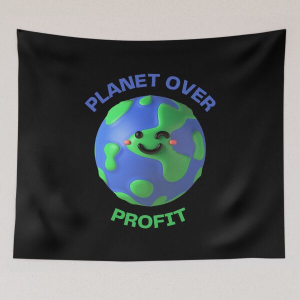 Item preview, PLANET OVER PROFIT designed and sold by BellePilcher.