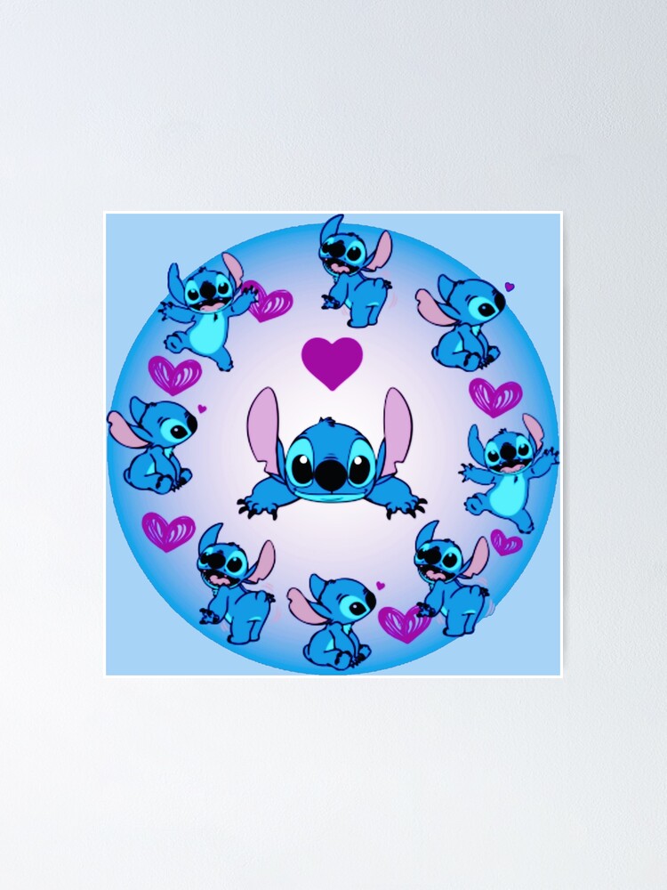 Stitch Cute Pocket Stitch/Gifts Friends Poster for Sale by