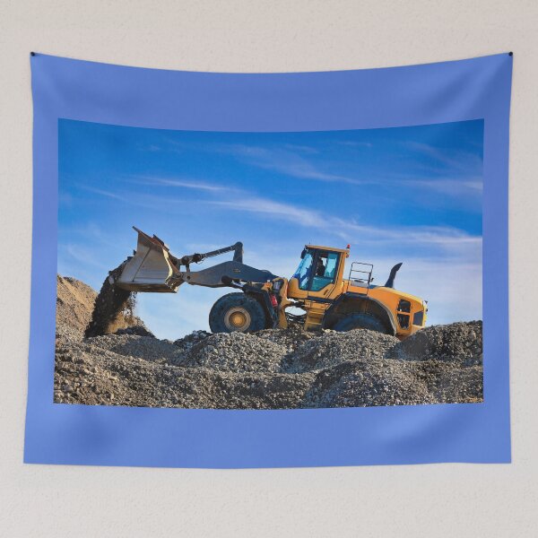 Item preview, Wheel Loader Working at Construction Site designed and sold by Taina Sohlman.