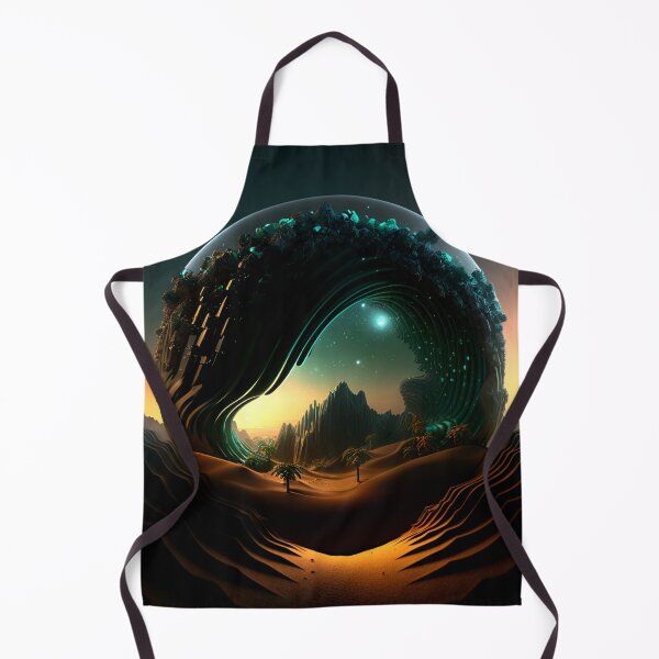 Item preview, Fantasy Landscape Art, Green Star designed and sold by Fantasy Masterpiece.