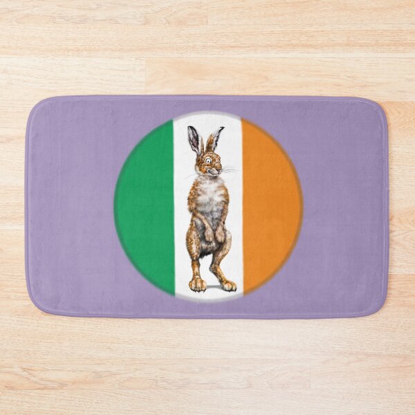 Item preview, Proud to be an Irish Mountain Hare | Cartoon Irish Flag  designed and sold by Snootrac.