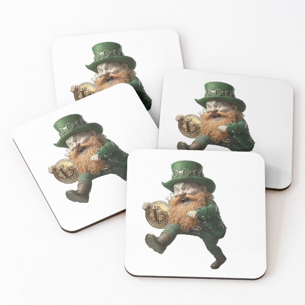 Item preview, St.Patrick's Day Leprechaun HODL Bitcoin  designed and sold by T3goods.