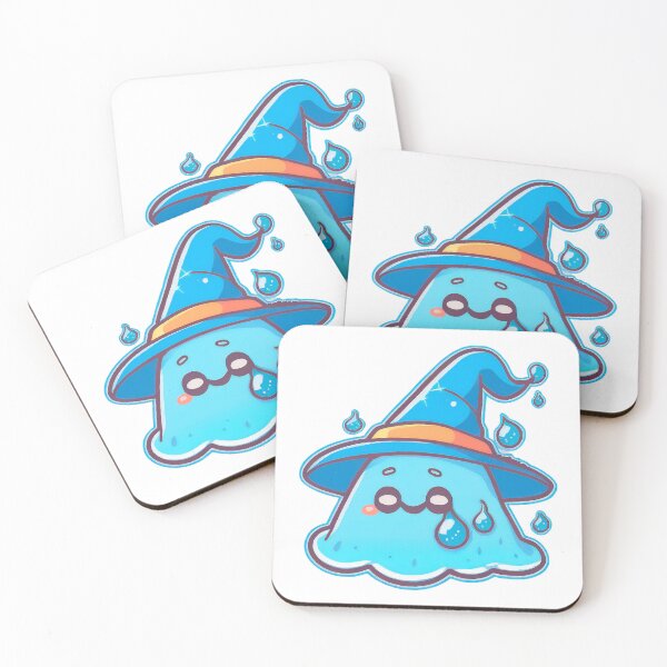 Item preview, Cute Kawaii Cartoon Mage Slime designed and sold by Giggl'n Gopher.