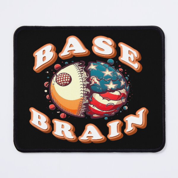 Item preview, baseball brain of america designed and sold by Pawtastic Prints.