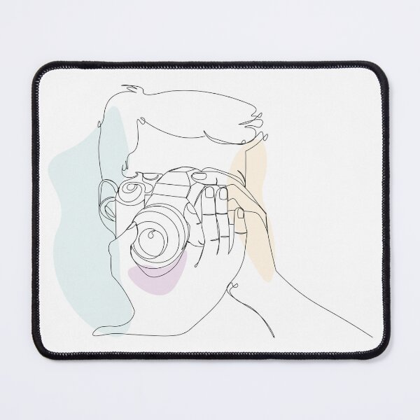 Item preview, Photographer portrait Line Art on Stuff designed and sold by MimoD.