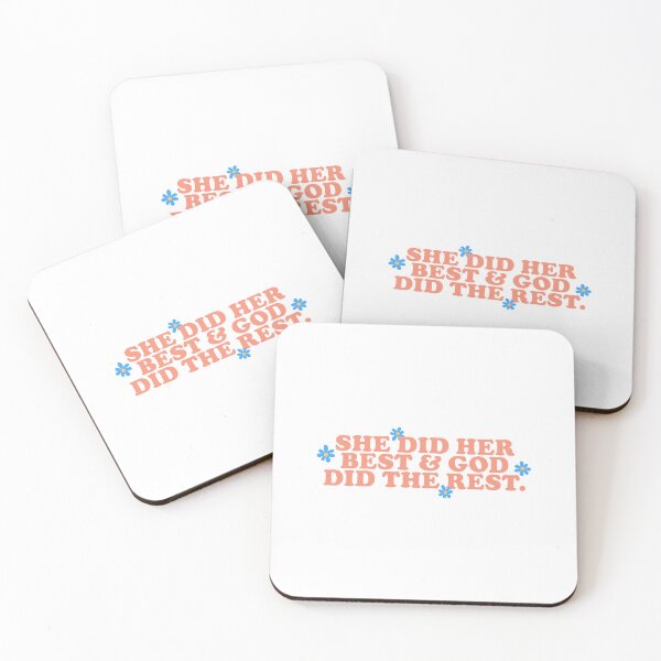 Item preview, She did her best and God did the rest. designed and sold by chrismanubag.