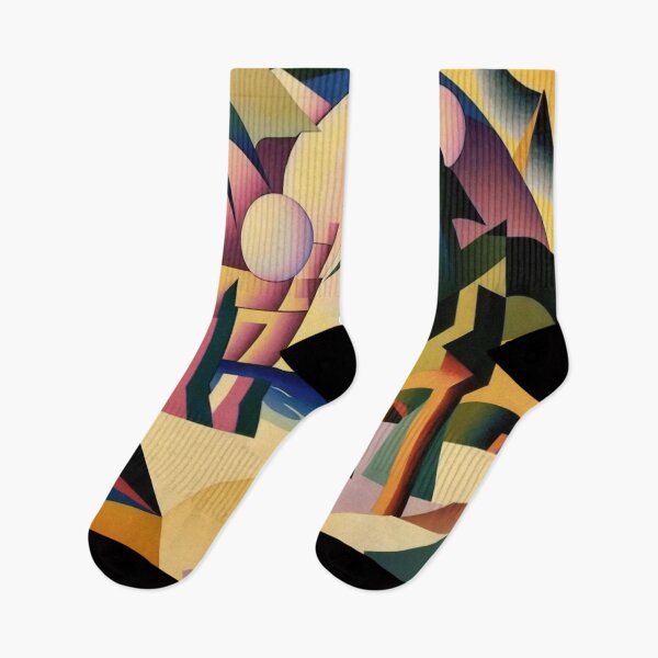 Item preview, A Tropical Beach in Abstract Art Style designed and sold by ArtNouveauChic.