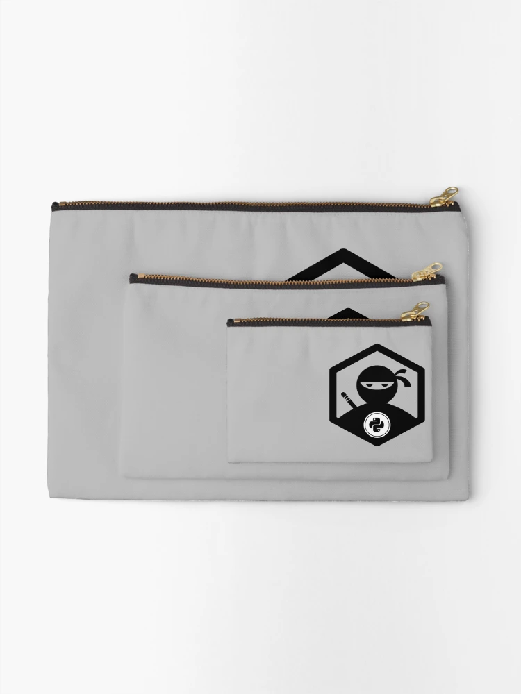 Thumbnail 2 of 4, Zipper Pouch, Python ninja programmer expert  designed and sold by codepuns.