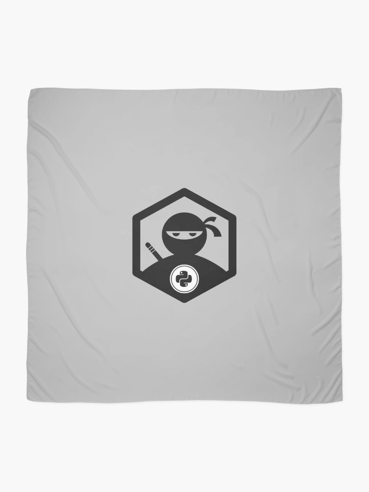 Thumbnail 2 of 3, Scarf, Python ninja programmer expert  designed and sold by codepuns.