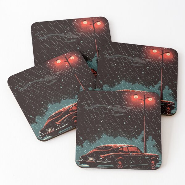 Item preview, Noir Car in the rain designed and sold by RESToRAPTOR.
