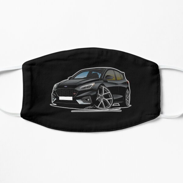 Ford Focus (Mk4) ST Blue - Caricature Car Art Mask for Sale by  yeomanscarart
