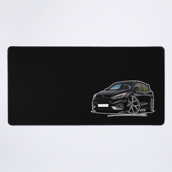 Item preview, Ford Focus (Mk4) ST Black - Caricature Car Art designed and sold by Yeomans Cartoons.
