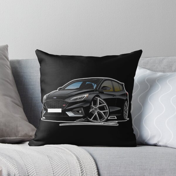 Item preview, Ford Focus (Mk4) ST Black - Caricature Car Art designed and sold by Yeomans Cartoons.