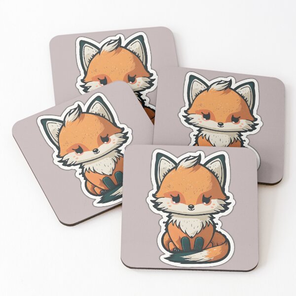 Item preview, kawaii fox designed and sold by CrudeBow.
