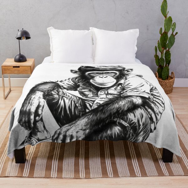 Item preview, The Sad Poor Monkey: A Portrait of Grief designed and sold by CharismaDesigns.