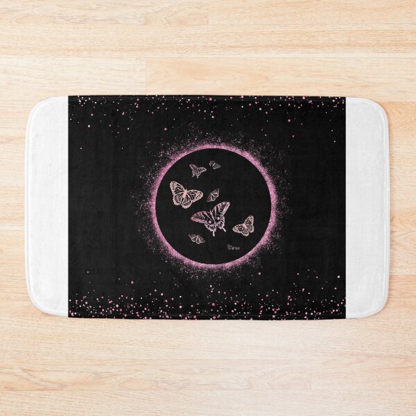 Item preview, Pink glitter butterflies moon designed and sold by TheRightHonMP.