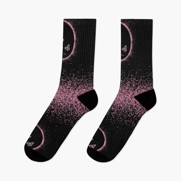 Item preview, Pink glitter butterflies moon designed and sold by TheRightHonMP.