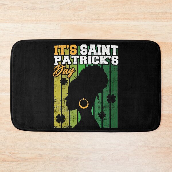 Item preview, Womens African American Afro bun shamrock it's Saint Patrick's Day designed and sold by SIMPLINZ.