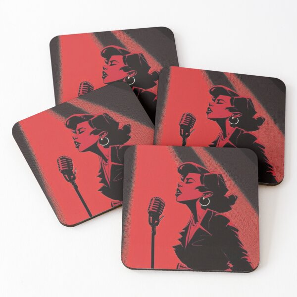 Item preview, Noir Nightclub singer girl designed and sold by RESToRAPTOR.