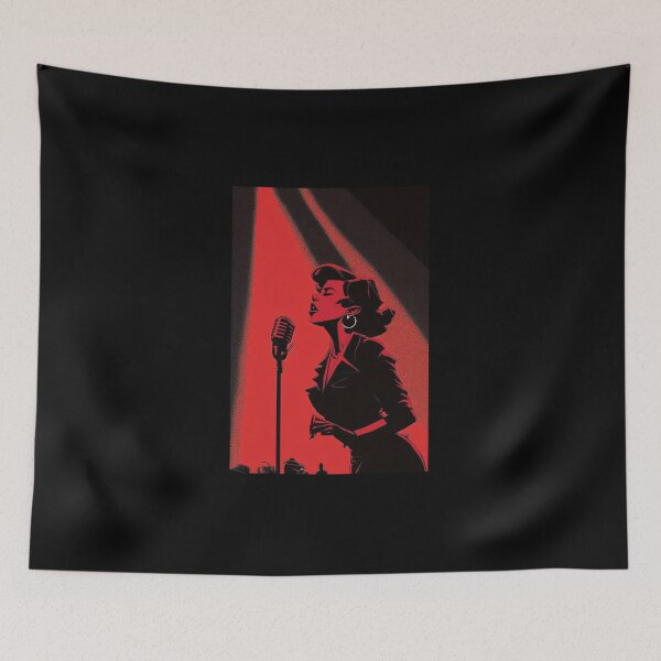 Item preview, Noir Nightclub singer girl designed and sold by RESToRAPTOR.