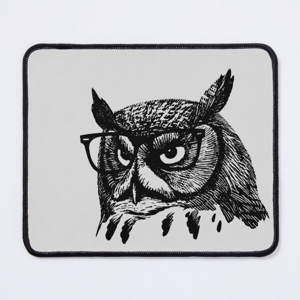 Item preview, Hipster Owl - Animal with Glasses designed and sold by KGoPrintables.