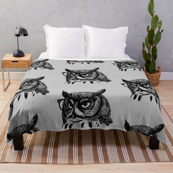 Item preview, Hipster Owl - Animal with Glasses designed and sold by KGoPrintables.