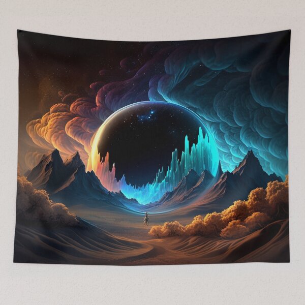 Item preview, Dark Fantasy Landscape, Journey to the Sphere designed and sold by Fantasy Masterpiece.
