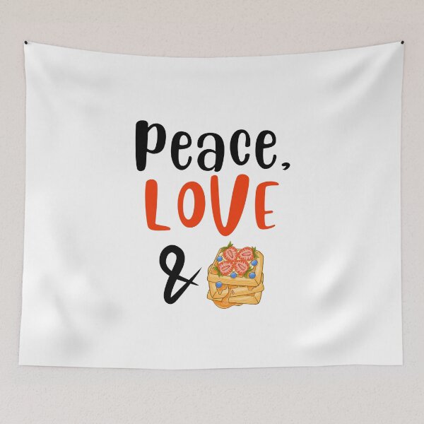 Item preview, Peace Love and Pancakes, Willow Days designed and sold by avit1.