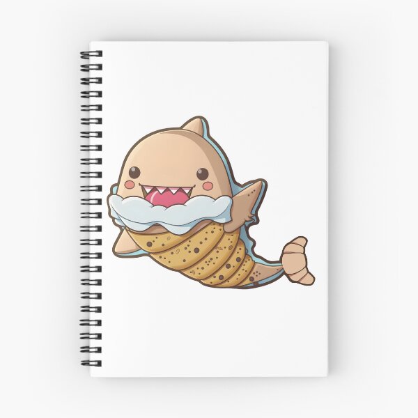 Item preview, Croissant Shark Kawaii Shark designed and sold by PronteraDesign.